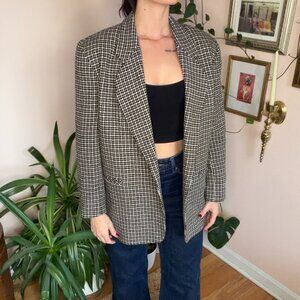 Vintage Houndstooth Blazer